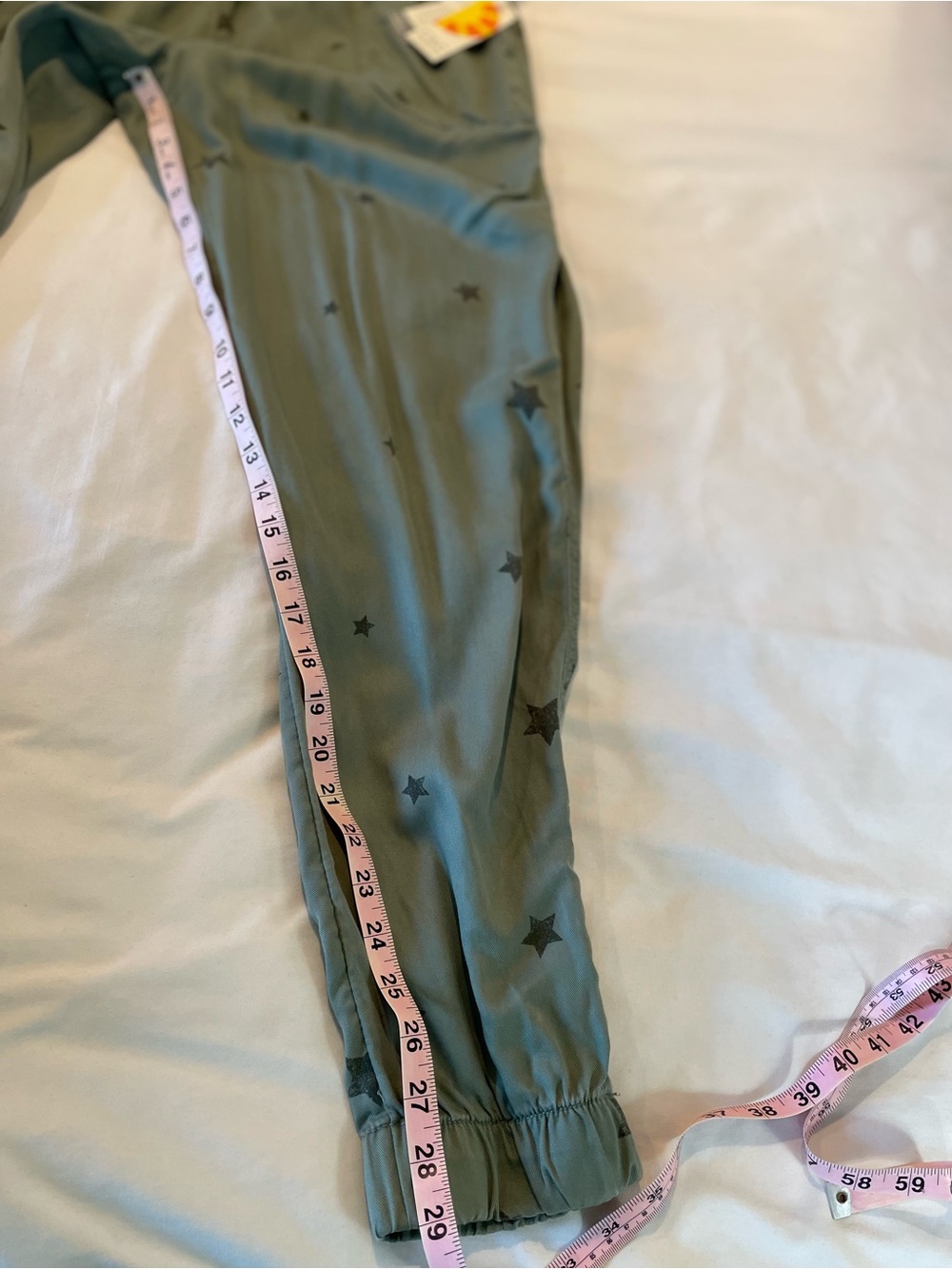 C&C California Sage Green Elastic Waist Pull-On Pants - Picture 8 of 10
